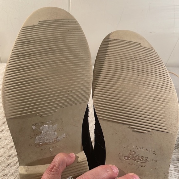 G H Bass Baltimore Blue Suede Oxford Ankle Boot Unisex - Picture 8 of 10